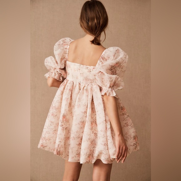 Selkie - short sleeve bubble dress - pink rose - renaissance girl - w/ tags - Picture 2 of 6